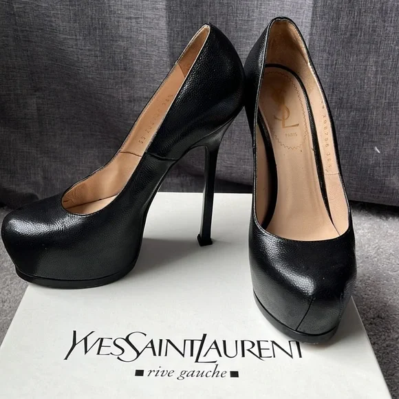 YSL Black Tribtoo 105 Pump - Picture 2 of 6